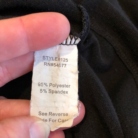 Cabi black v neck long sleeve knit tunic top size Small #125 - Picture 9 of 13